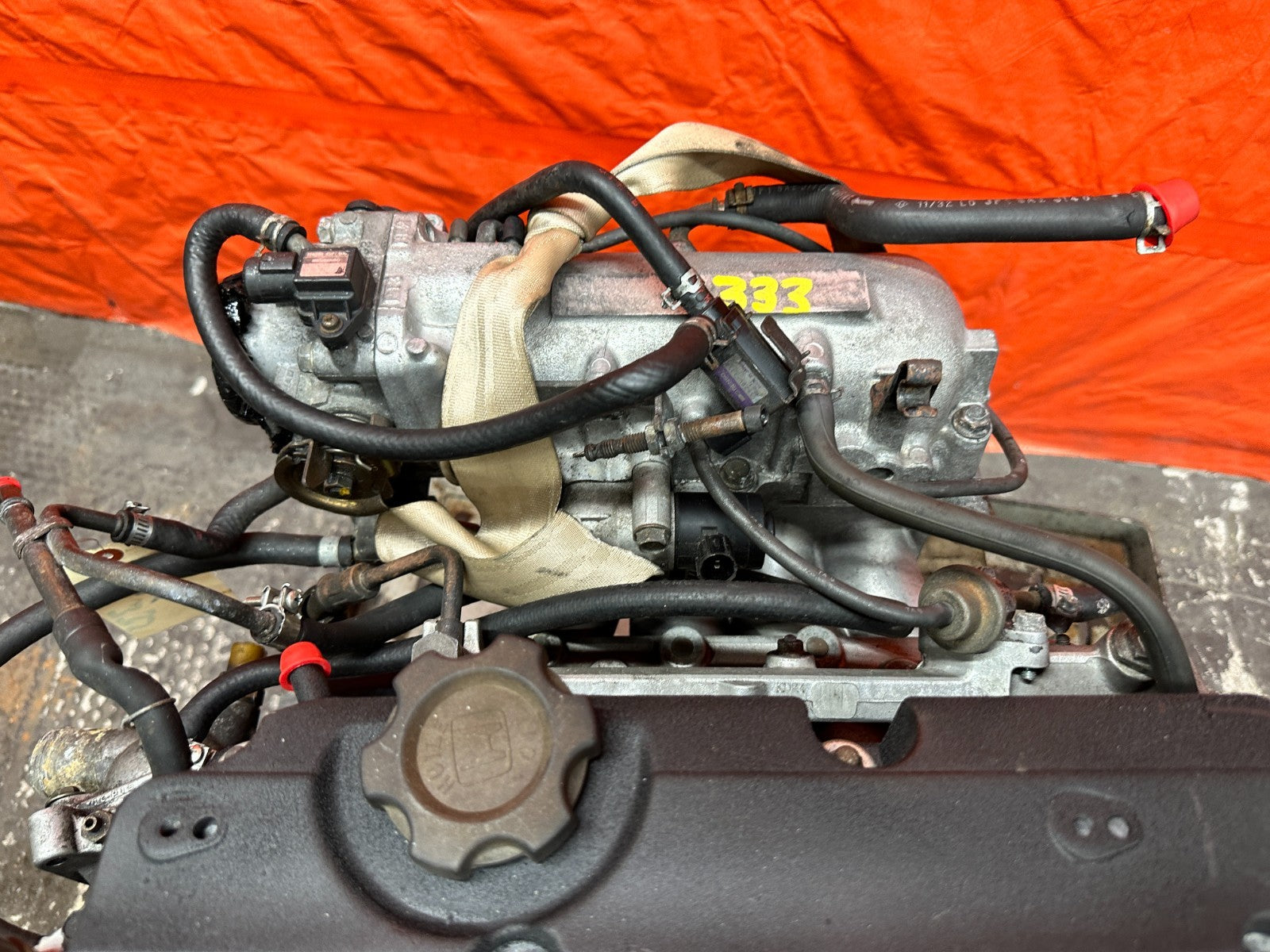 97 01 HONDA PRELUDE 2.2L H22A4 NON SH ENGINE MOTOR LONG BLOCK ASSEMBLY OEM #DNP6