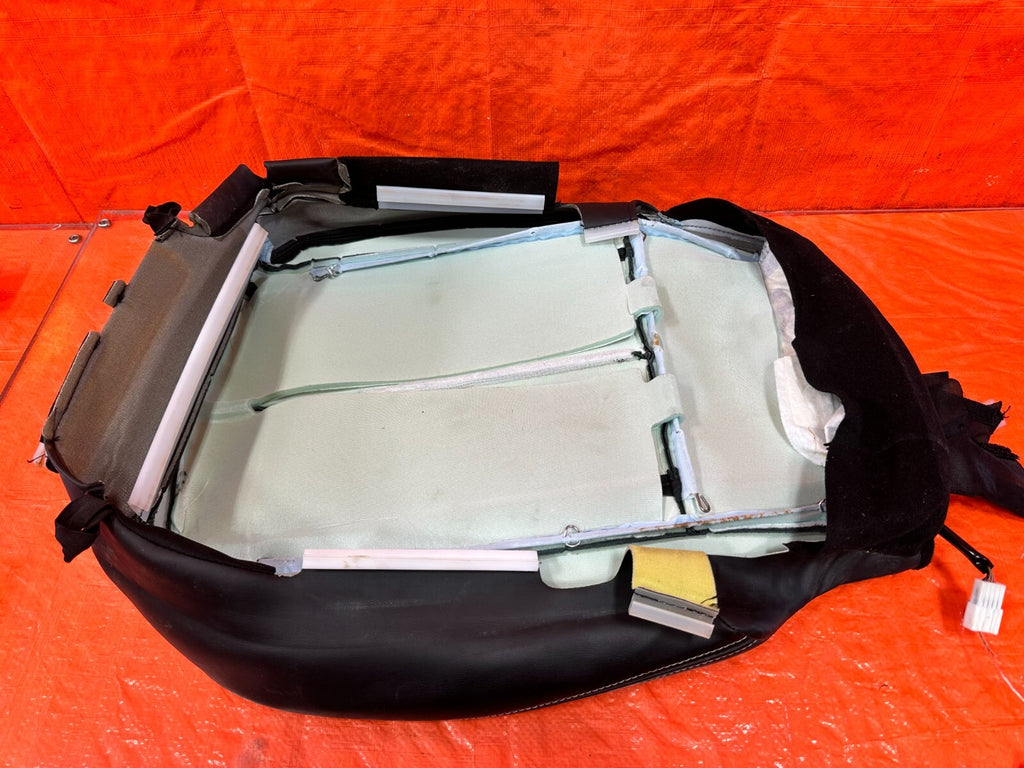 17 20 INFINITI Q60   PASSENGER RIGHT FRONT LOWER SEAT SKIN LEATHER WRAP OEM 28914