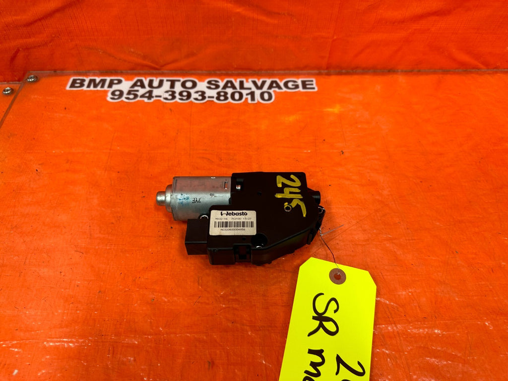 08 15 INFINITI G37 2D COUPE   SUNROOF MOONROOF SLIDING ROOF   MOTOR   OEM #2455