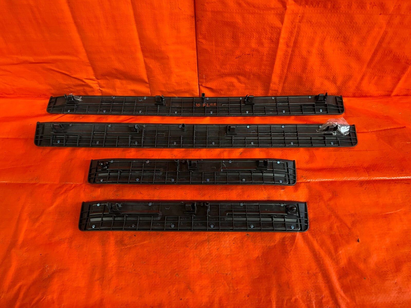 09 12 ACURA RL   INTERIOR DOOR SILL SET   FRONT REAR LEFT RIGHT SILLS    OEM OE5