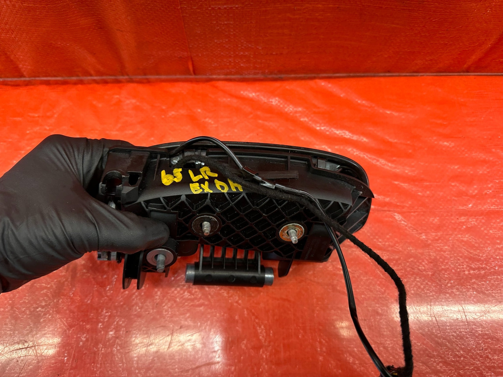 10 16 PORSCHE PANAMERA   DRIVER LEFT REAR EXTERIOR DOOR HANDLE   OEM FACTORY #6510