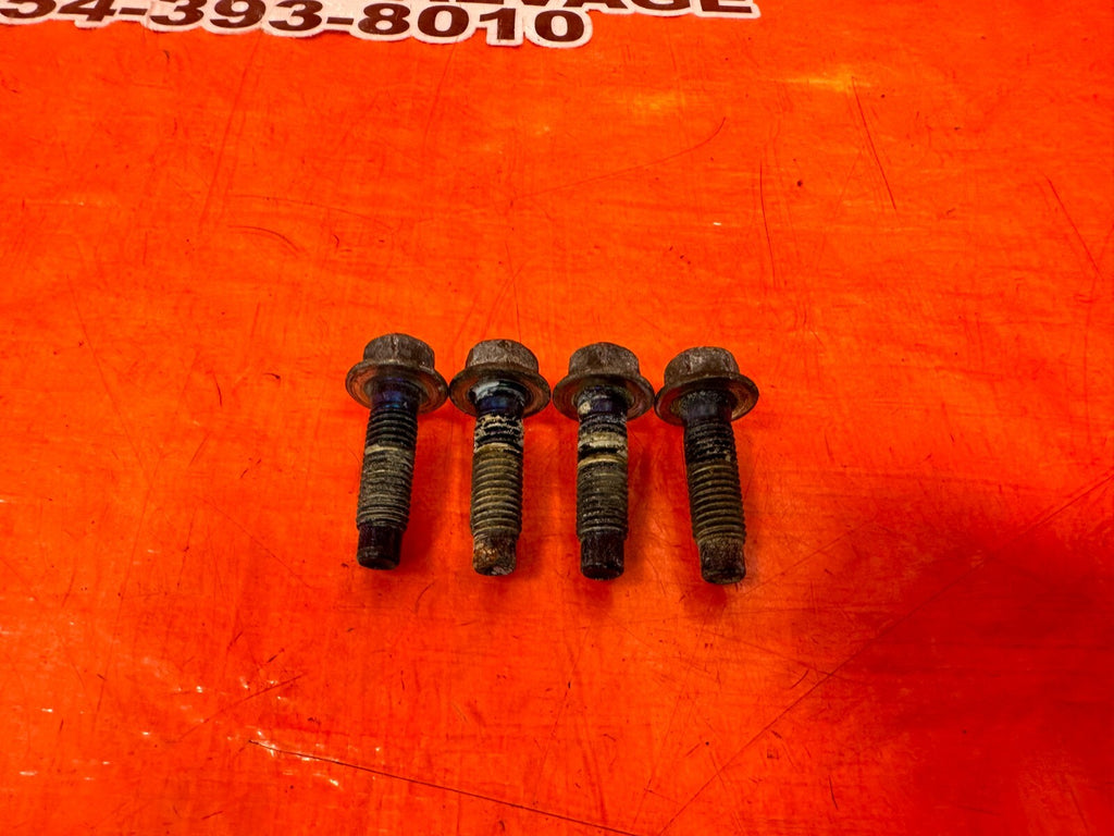 08 15 INFINITI G37 & Q60 COUPE   VQ37VHR ALUMINUM BRACKET BOLTS HARDWARE OEM 2454