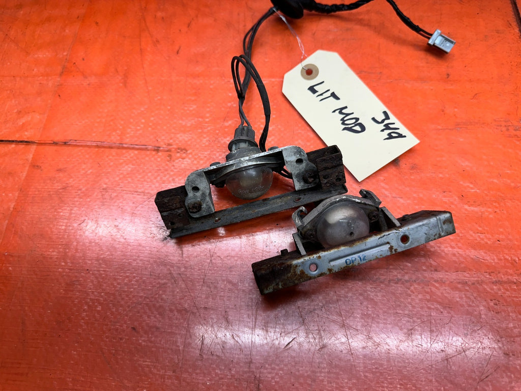 94-01 ACURA INTEGRA 2D COUPE REAR LICENSE PLATE LIGHT WIRING HARNESS OEM #3495