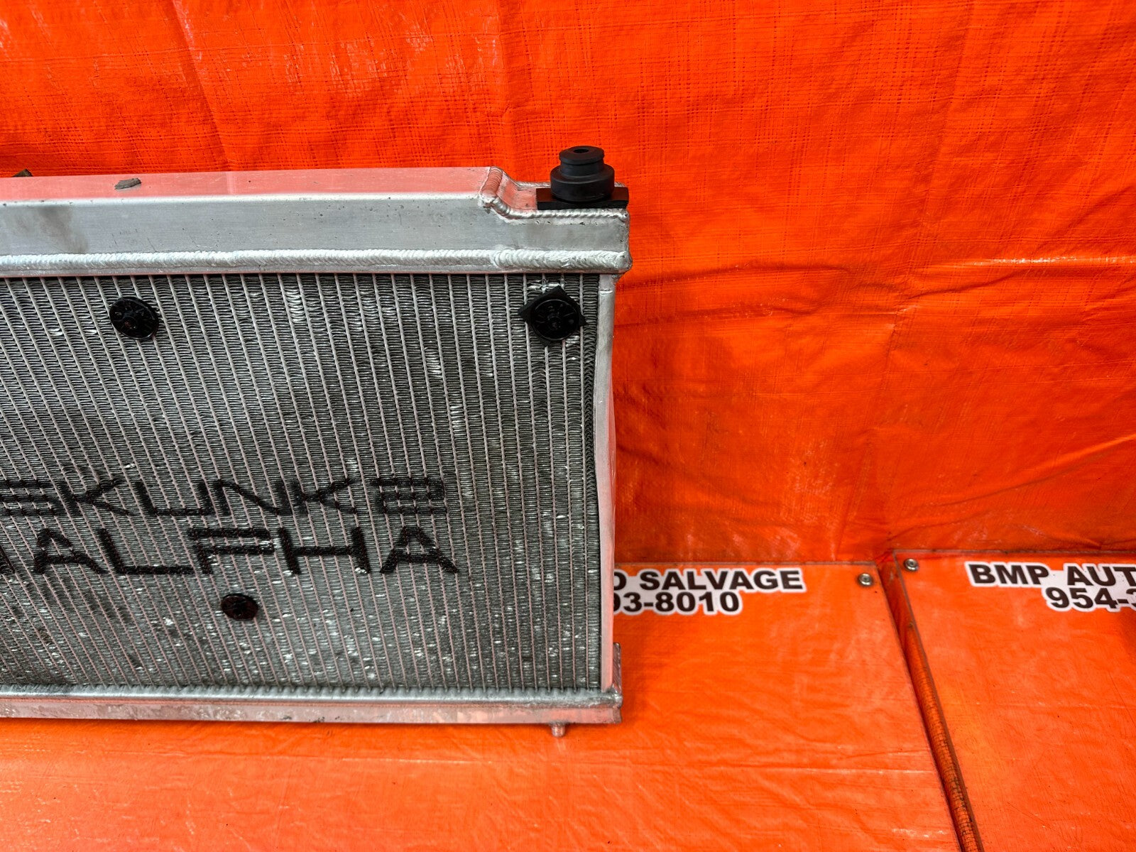 94 01 ACURA INTEGRA   SKUNK2 ALPHA RADIATOR W/ 2 SPAL SLIM FANS   #2535