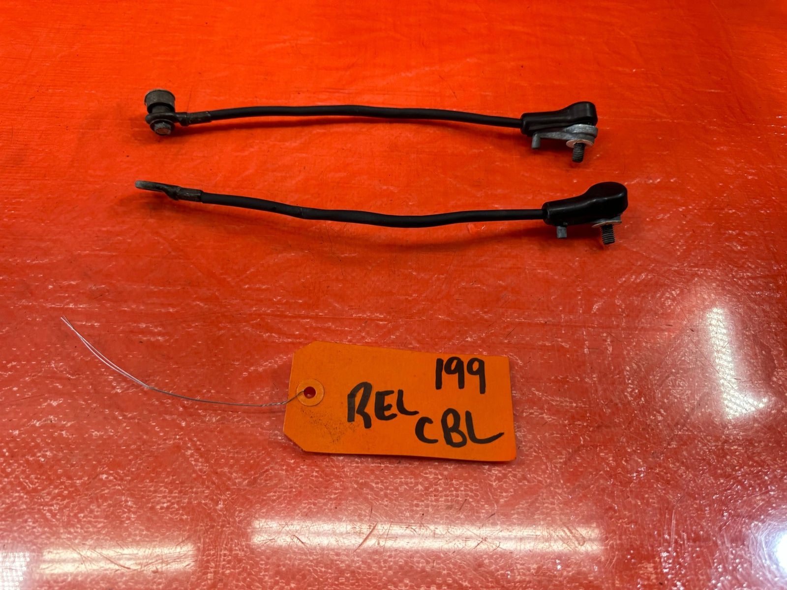 92 95 HONDA CIVIC HATCHBACK   LEFT & RIGHT TAILGATE SUPPORT CABLES   OEM #19910