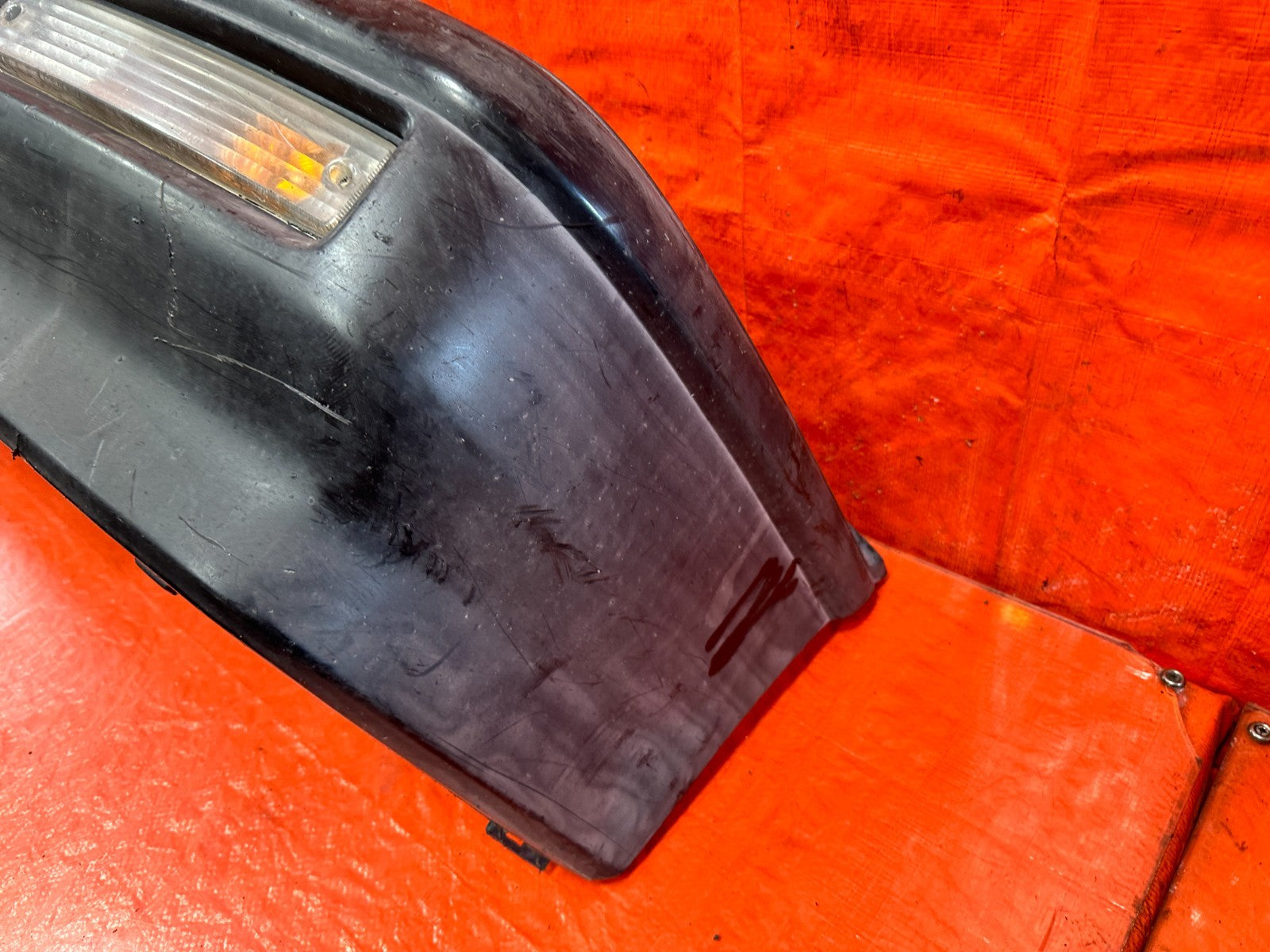 90 91 HONDA CIVIC HATCHBACK FRONT BUMPER COVER W/ RE BAR AND LIGHTS COMPLETE OM1
