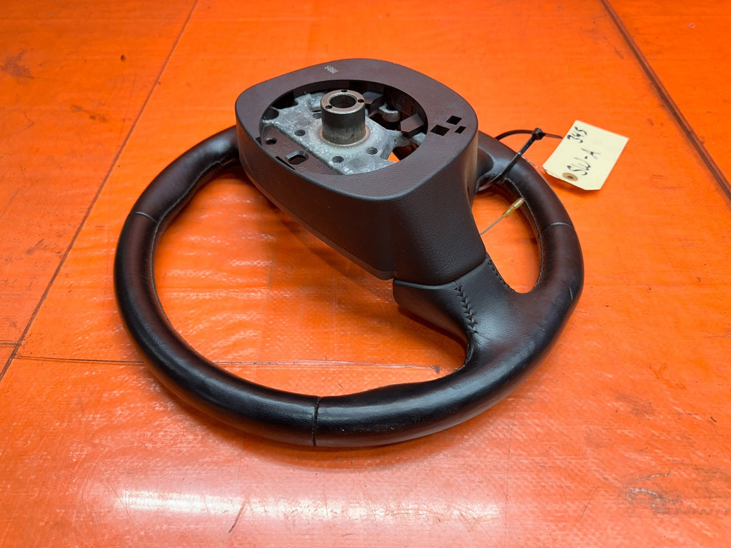 14-15 INFINITI Q50 3.7L AWD LEATHER STEERING WHEEL BARE MOUNTING FRAME OEM #34515