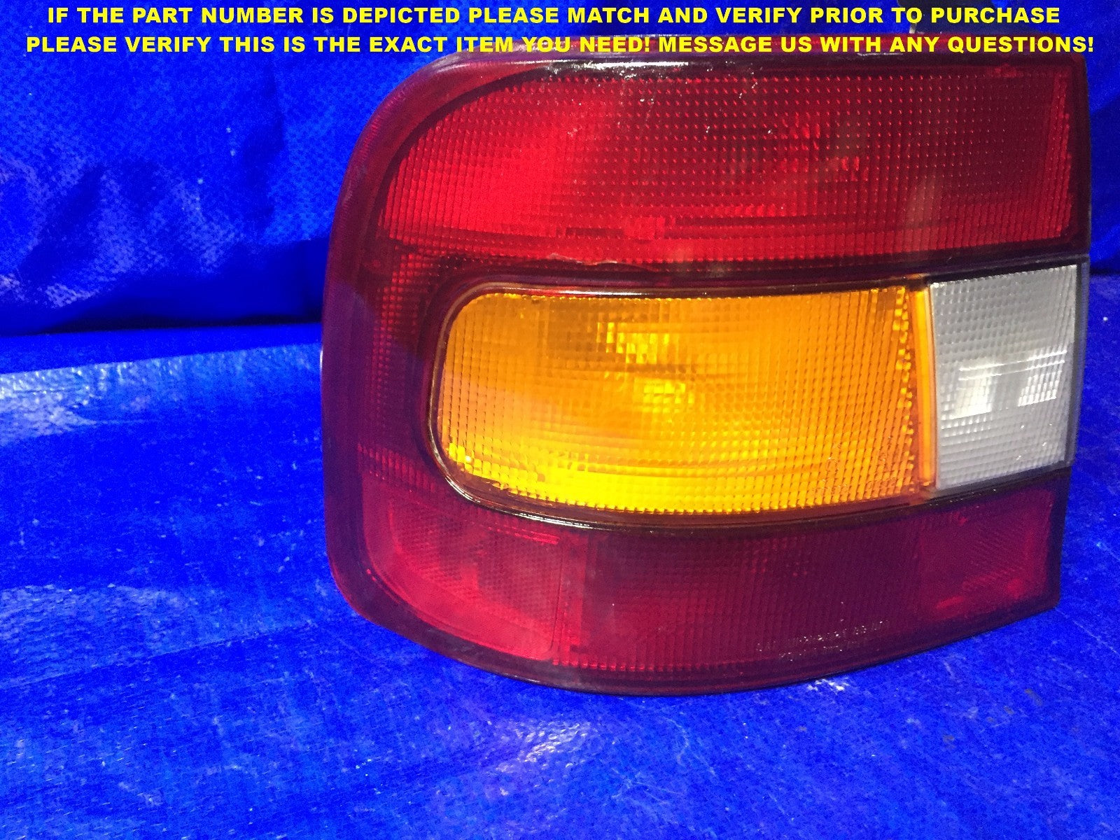 OEM 1992 1993 92 93 HYUNDAI ELANTRA DRIVER LEFT TAIL LIGHT L LH 2