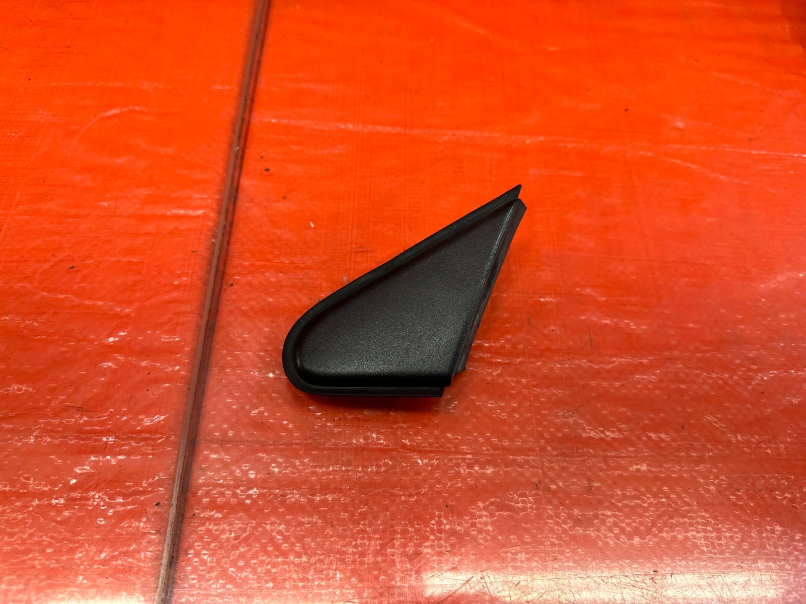 08 15 LANCER EVOLUTION X EVO 10   LEFT EXTERIOR MIRROR TRIM COVER PLASTIC #2170