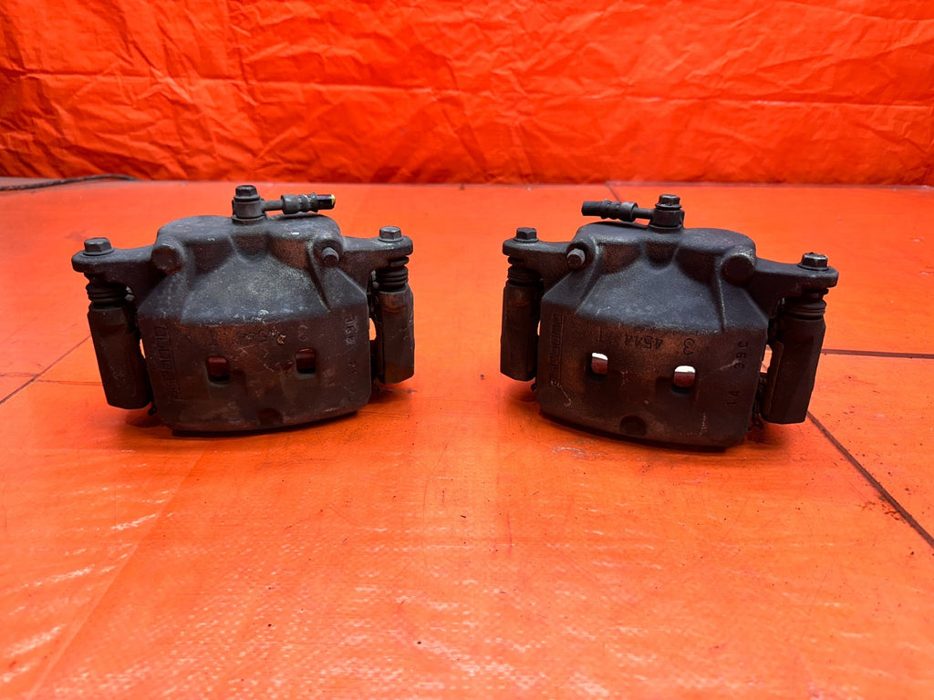 14-15 INFINITI Q50 3.7L FRONT LEFT RIGHT BRAKE CALIPERS SET PAIR ASSEMBLY OEM #36