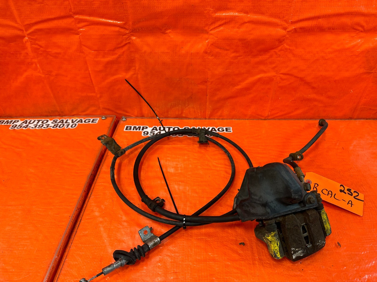 92 01 HONDA PRELUDE   BRAKE CALIPER   DRIVER LEFT REAR SIDE   OEM FACTORY #2528