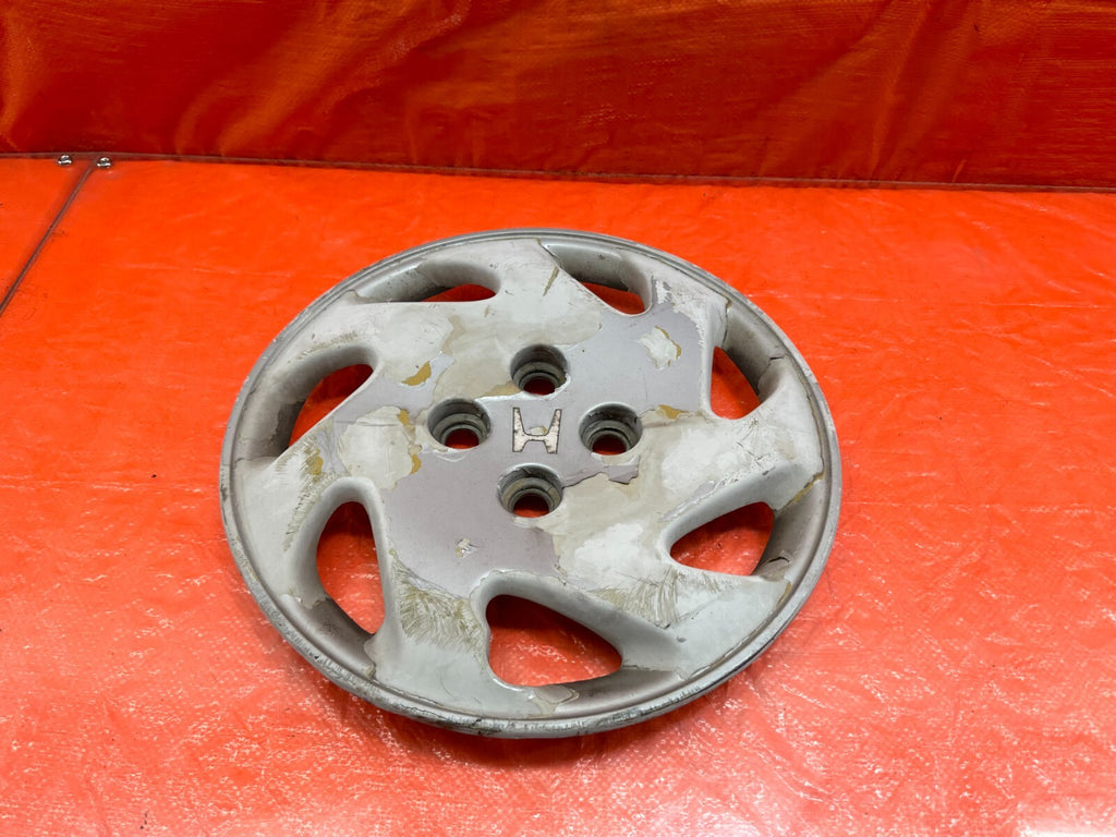92 93 HONDA CIVIC SI & EX 7 SPOKE PLASTIC FACTORY HUB CAP WHEEL COVER OEM 199 20