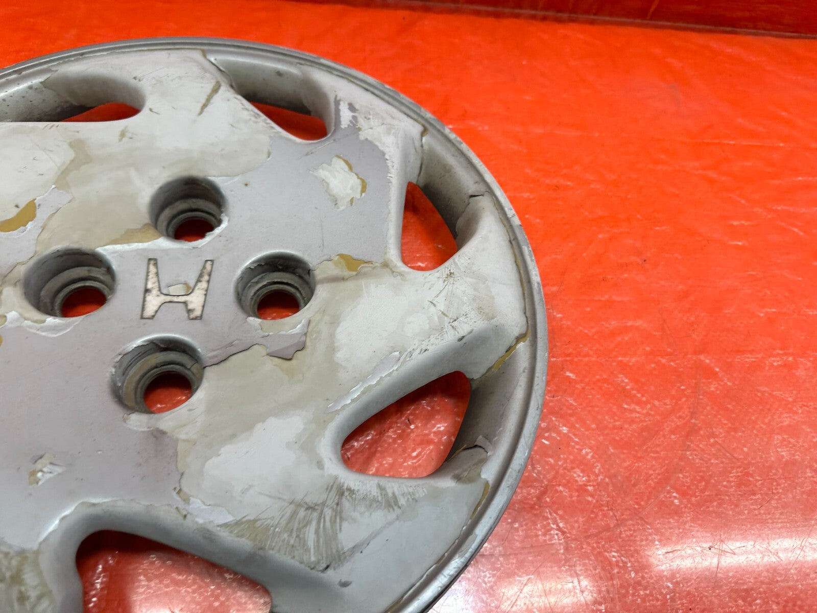 92 93 HONDA CIVIC SI & EX 7 SPOKE PLASTIC FACTORY HUB CAP WHEEL COVER OEM 199 25