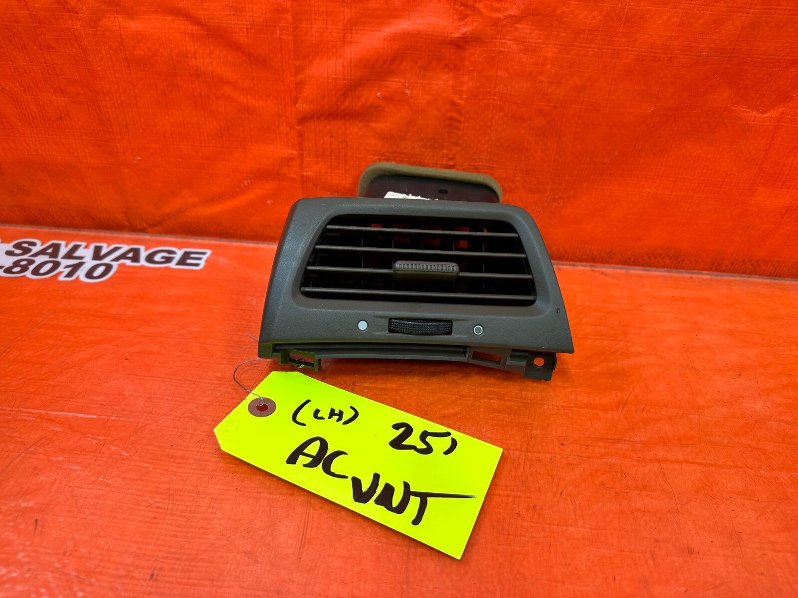 08 12 HONDA ACCORD   DRIVER LEFT AC AIR CONDITIONING VENT R RH   OEM #2510