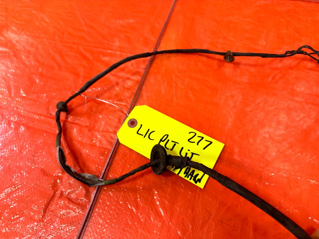 88 91 HONDA CRX   LICENSE PLATE BULB HARNESS   OEM FACTORY #2772