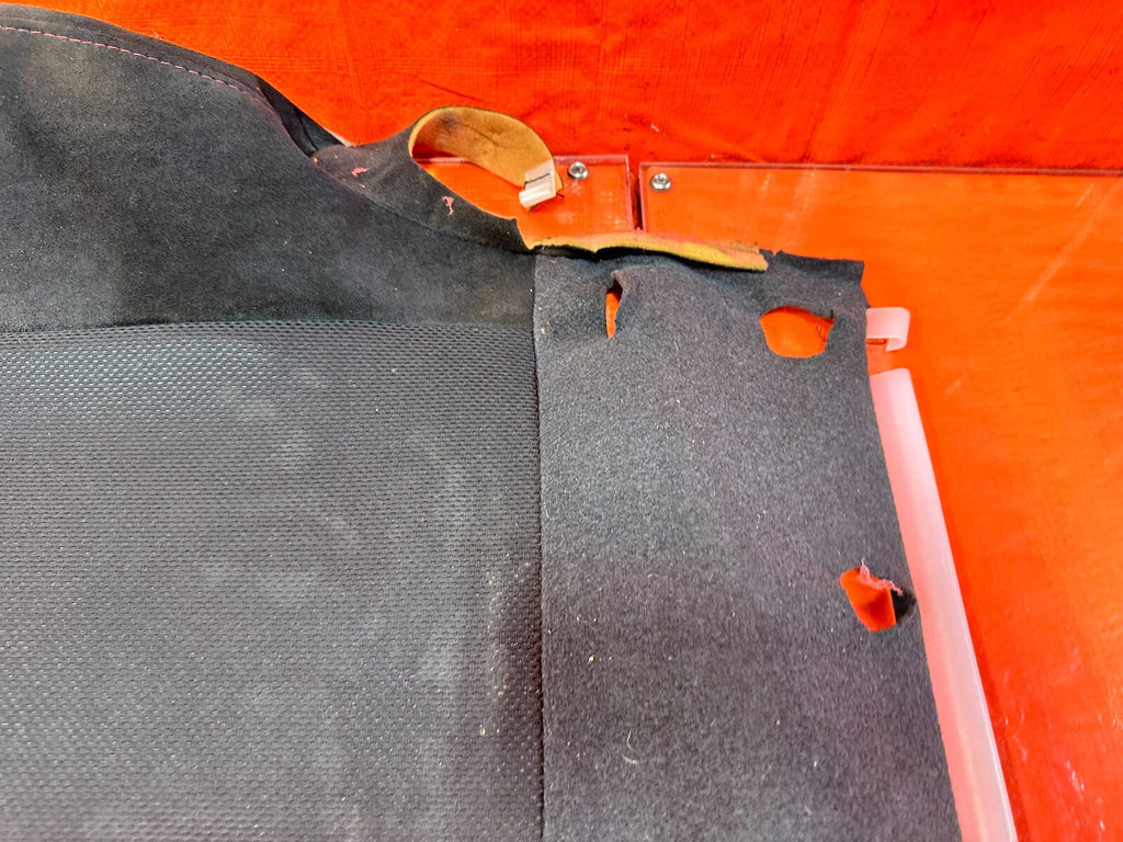 06 11 HONDA CIVIC SI RIGHT FRONT UPPER SEAT SKIN CLOTH FABRIC COVER OEM #2872