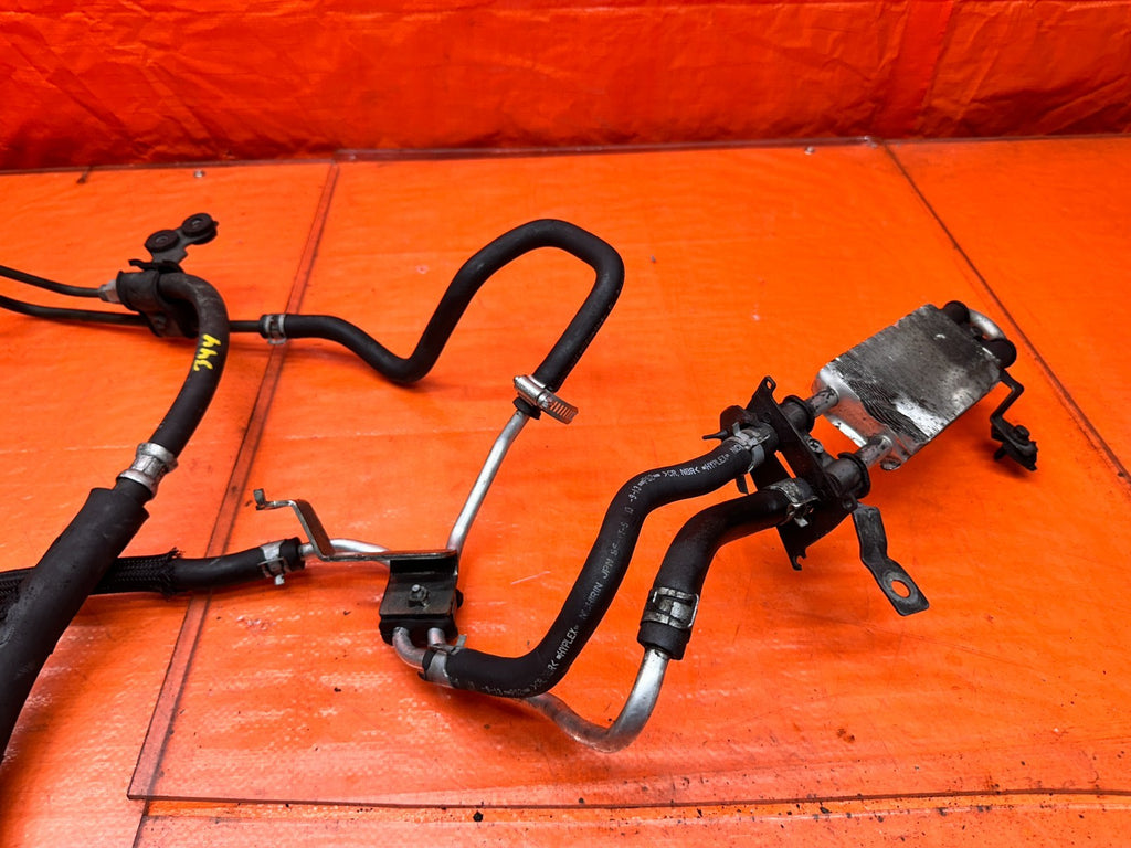 14-15 INFINITI Q50 3.7L RWD HIGH PRESSURE POWER STEERING LINE W/ COOLER & LINES6