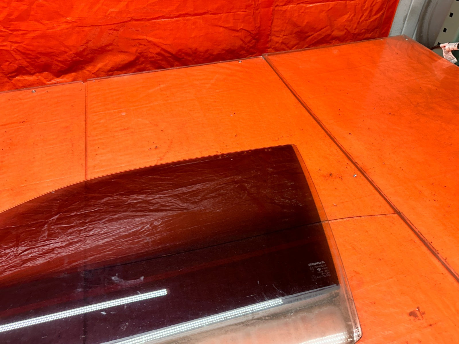 97 01 HONDA PRELUDE 2.2L DRIVER LEFT DOOR DOORGLASS WINDOW GLASS OEM #3356