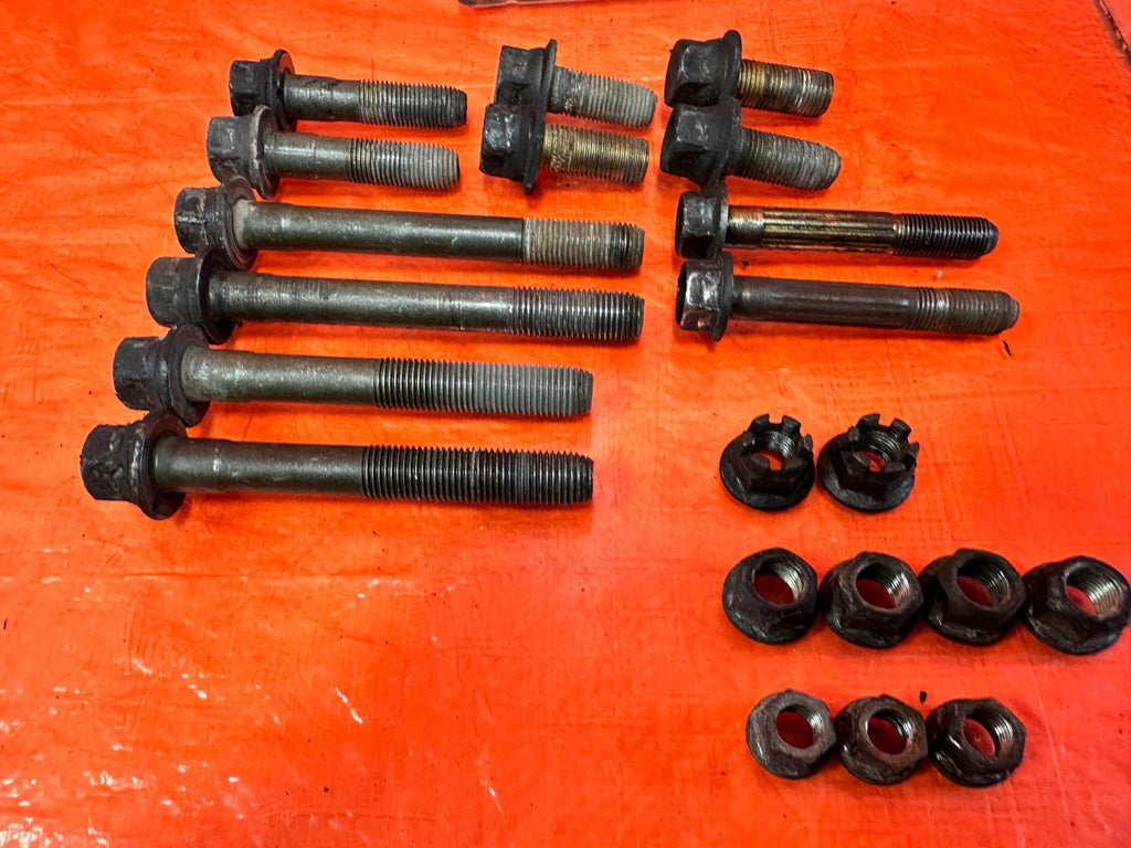 92 95 HONDA CIVIC   FRONT SUBFRAME CROSSMEMBER K FRAME BOLTS   OEM #3267