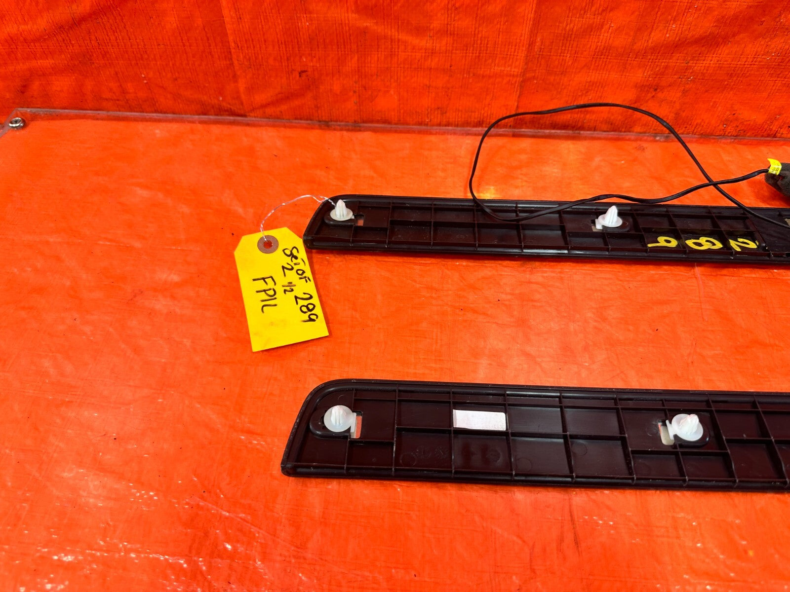 17 20 INFINITI Q60   ILLUMINATING FLOOR PILLARS   LEFT AND RIGHT   OEM #28911