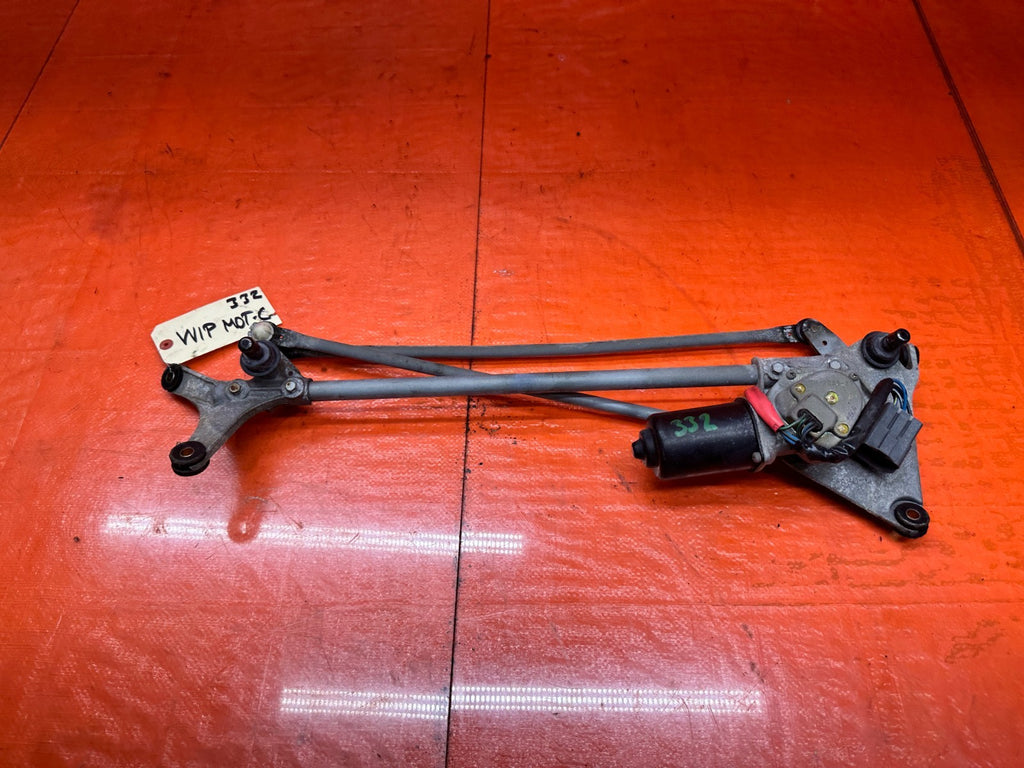 92 96 HONDA PRELUDE FRONT WINDSHIELD WIPER MOTOR OEM #3320