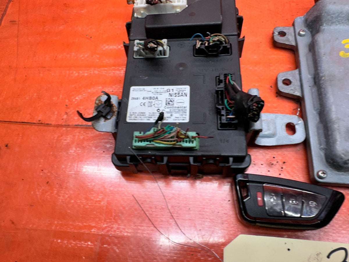 14-15 INFINITI Q50 3.7L AWD ECU BCM KEY SET IMMOBILIZER 284BA-4HB0A BEM394-00 #37