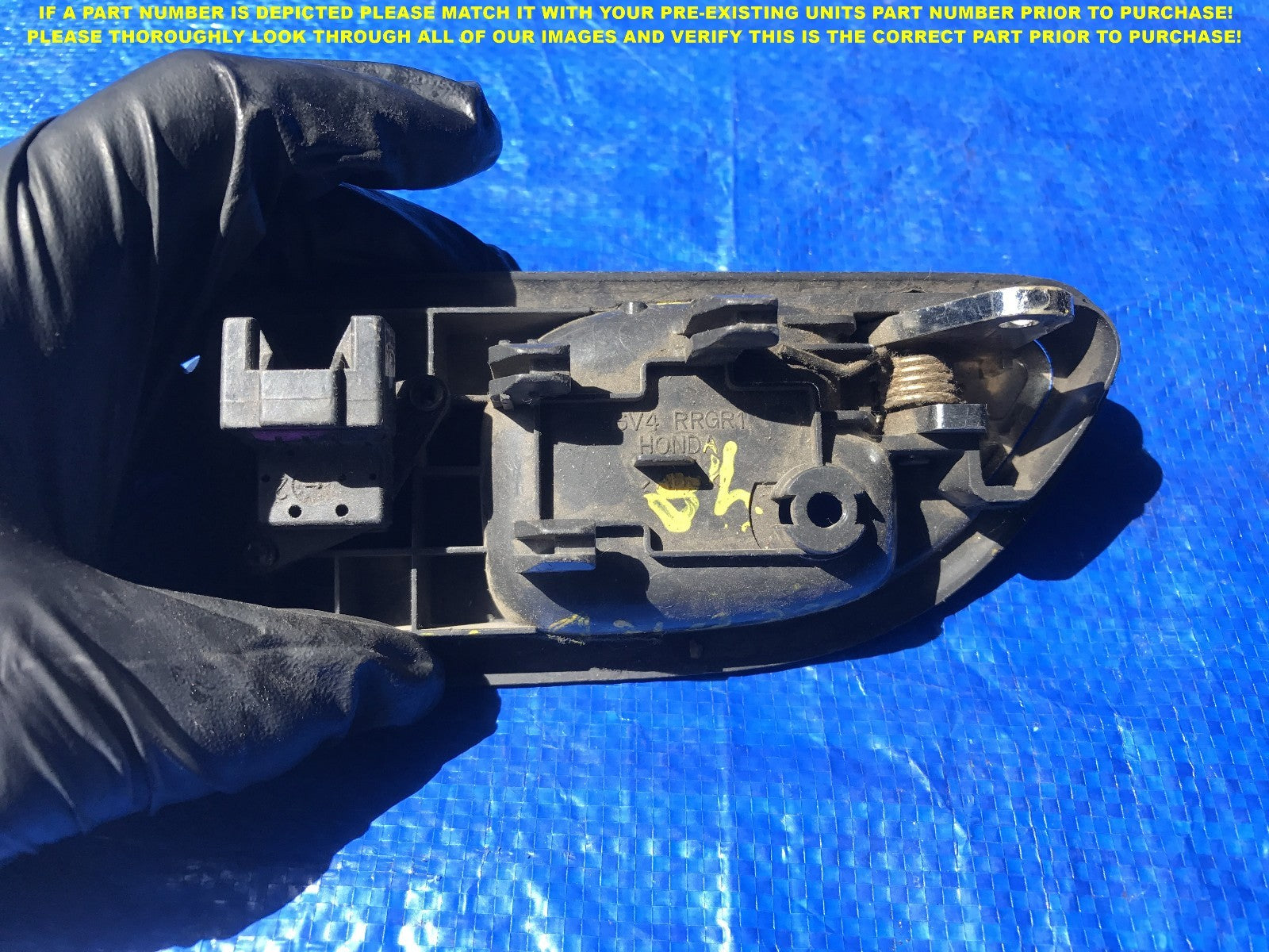 OEM 1994 1995 1996 HONDA ACCORD SEDAN PASSENGER RIGHT REAR INTERIOR DOOR HANDLE 1