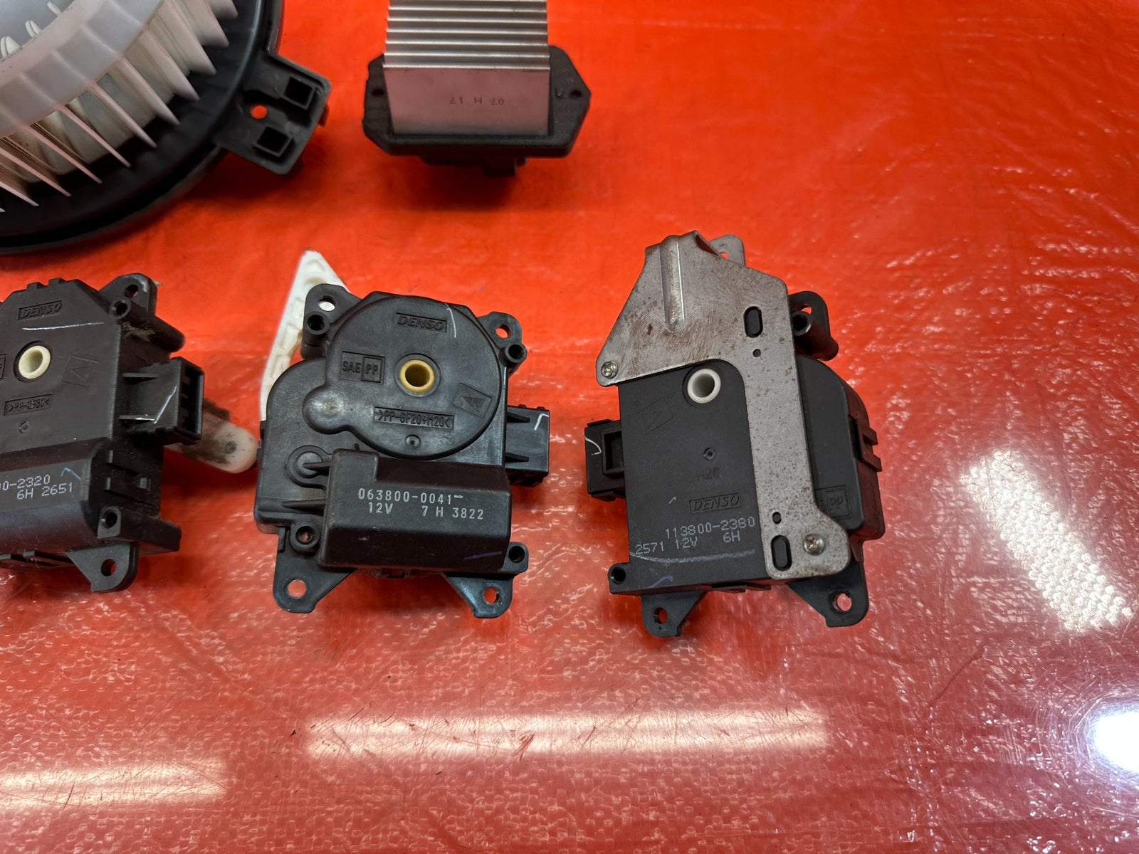 04 08 ACURA TSX   HVAC AIR CONDITIONING AC BLOWER MOTOR & RESISTOR KIT   OEM 1967