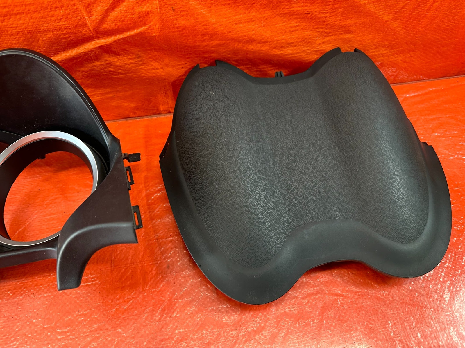 08 15 LANCER EVOLUTION X EVO 10   INSTRUMENT CLUSTER BEZEL TRIM   BOTH   OEM 2148