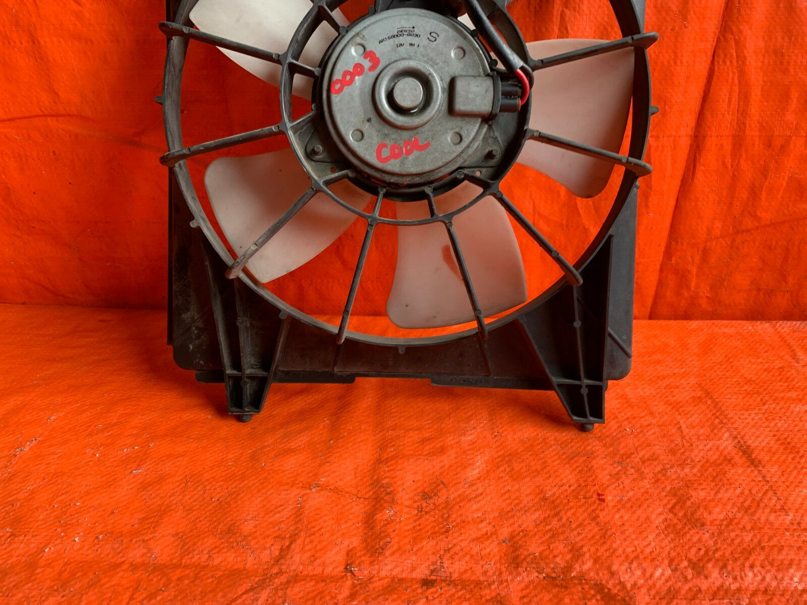OEM 2007 07 HONDA CIVIC SI COUPE   RADIATOR COOLING FAN LEFT SIDE 5 BLADE MODEL3