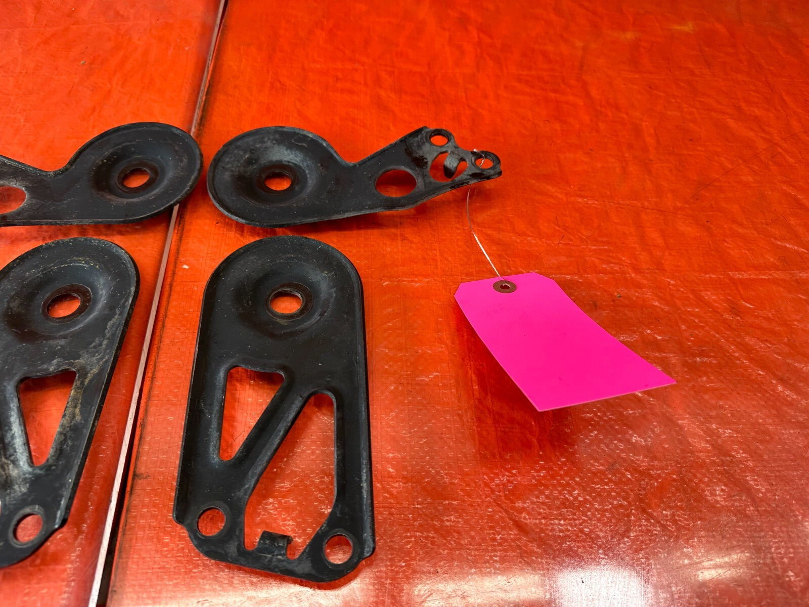 04 08 ACURA TL REAR SUB FRAME CROSSMEMBER MOUNTING BRACKET BRACE SET   OEM #2338
