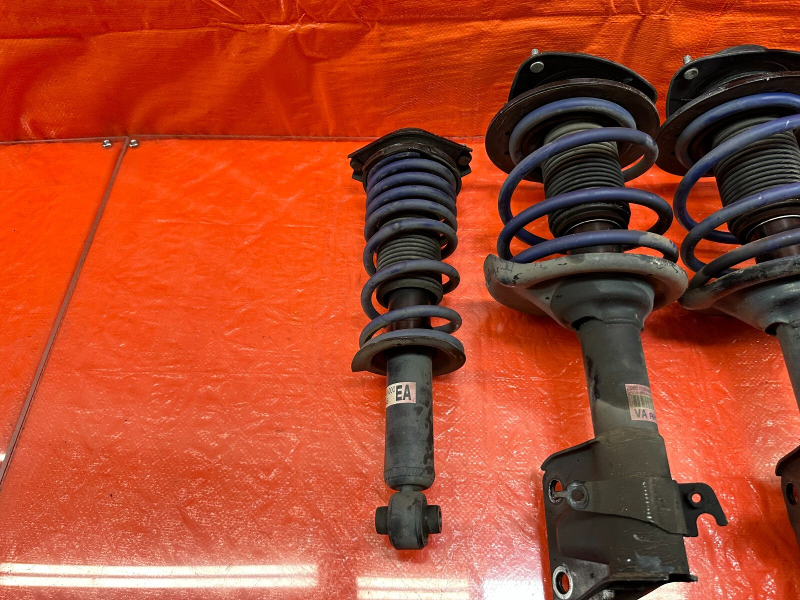 15 17 SUBARU WRX STI   FACTORY SHOCKS W/ H&R LOWERING SPRINGS   OEM H & R HR #1814