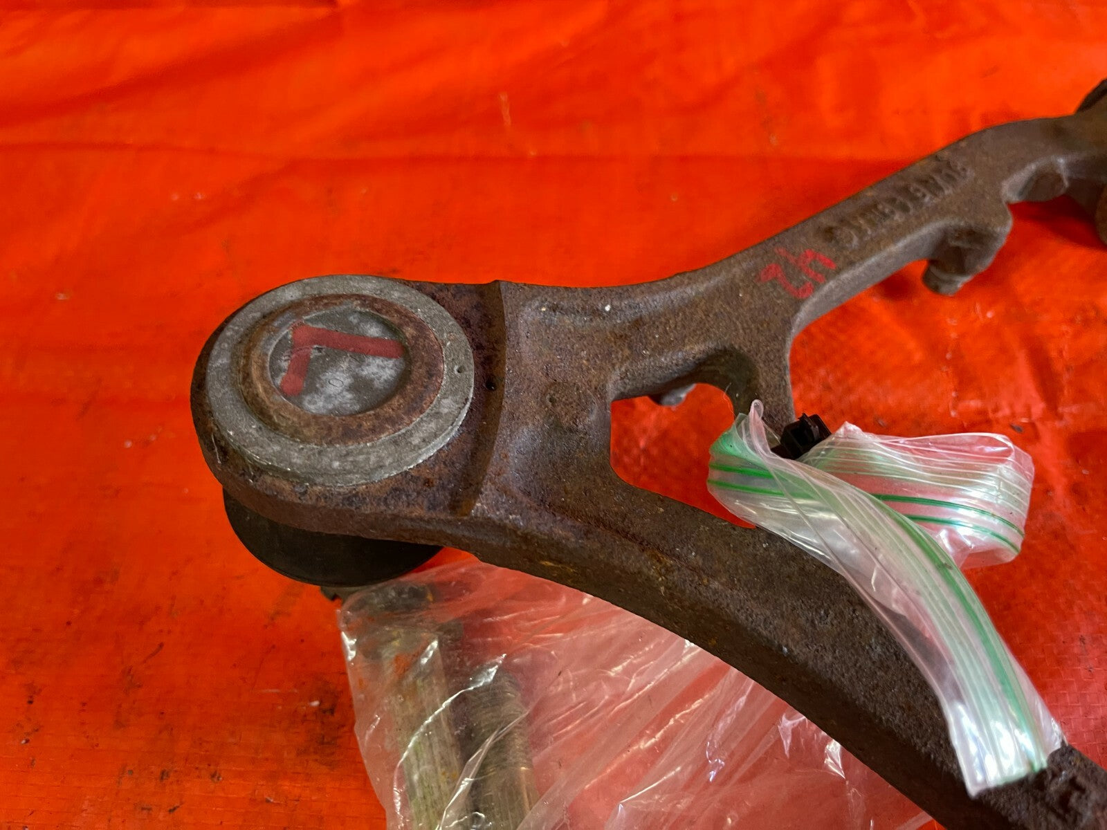 00 09 HONDA S2000   DRIVER LEFT FRONT UPPER   CONTROL ARM W/ BOLTS   OEM OE3