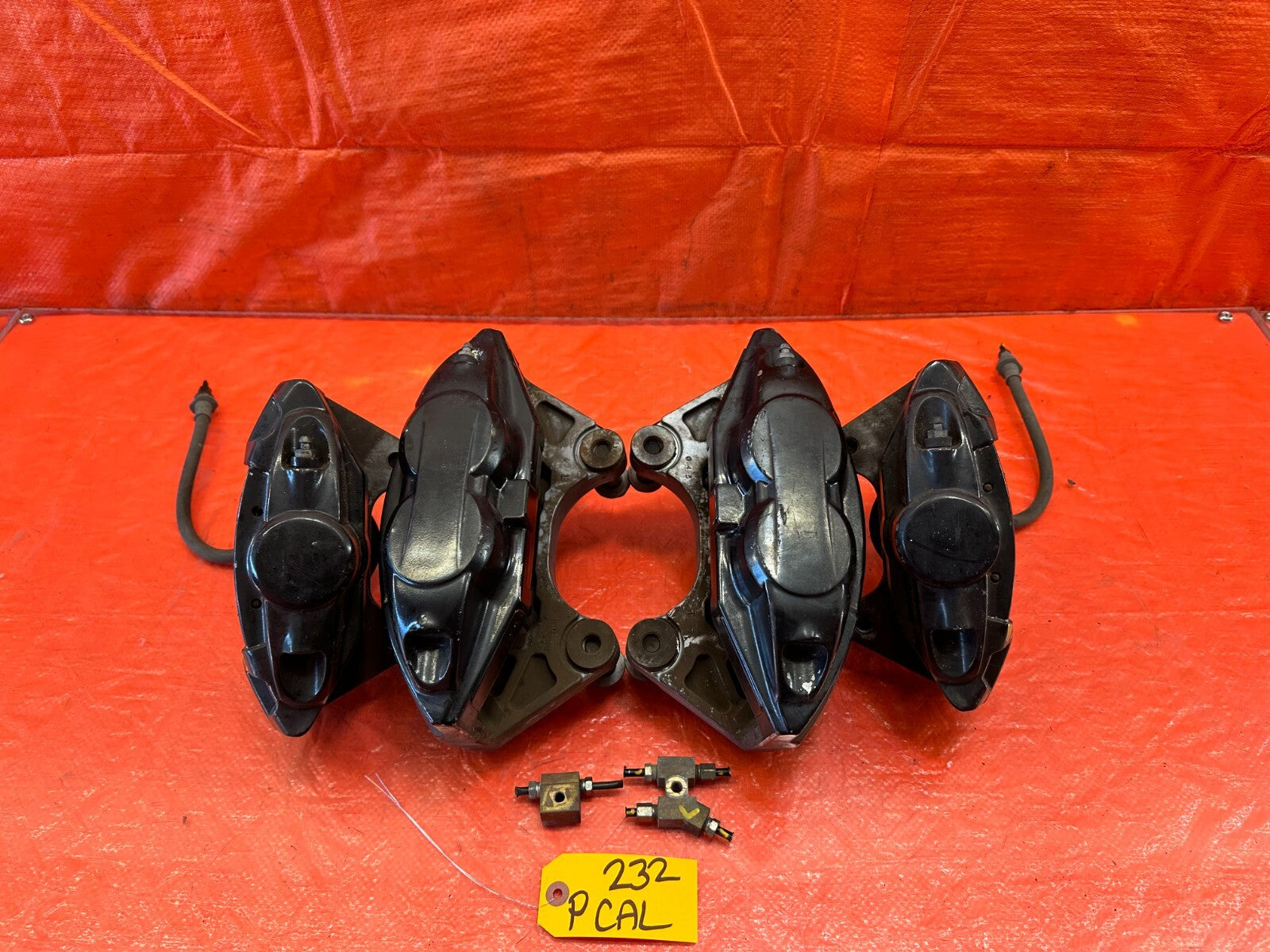 08 15 INFINITI G37 & Q60 SPORT   AKEBONO   BRAKE CALIPERS LEFT & RIGHT   OEM 23213