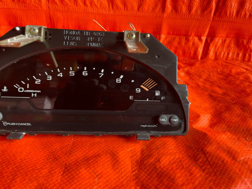 00 03 HONDA S2000 AP1 INSTRUMENT GAUGE CLUSTER SPEEDOMETER W/ PIG TAILS OEM #633
