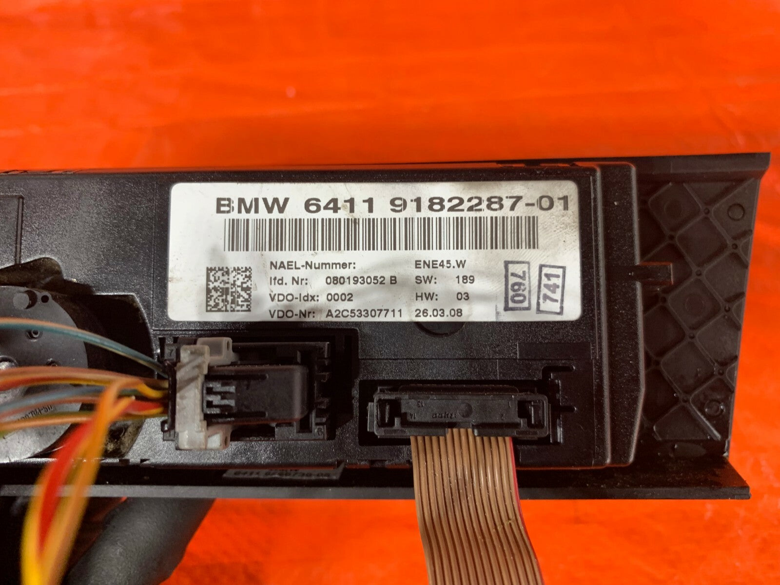 OEM 2007 07 BMW 335Xi 335i AWD SEDAN AC CLIMATE CONTROL 6411 9182287 017