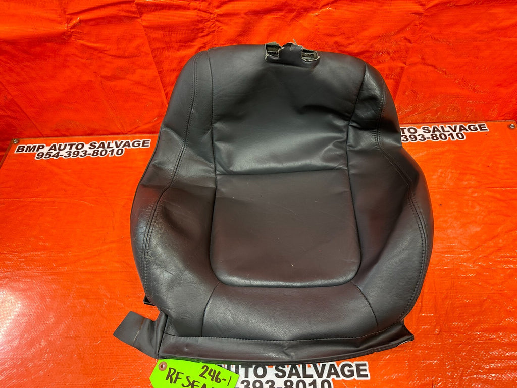 98 01 ACURA INTEGRA 2D GRAY PASSENGER RIGHT FRONT UPPER SEAT LEATHER SKIN OEM10