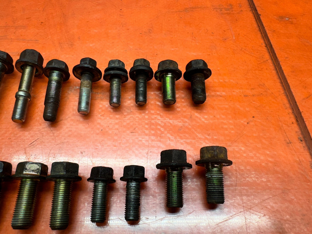 97 01 HONDA PRELUDE 2.2L H22A COMPLETE ENGINE MOTOR MOUNTS BOLT HARDWARE OEM 3355