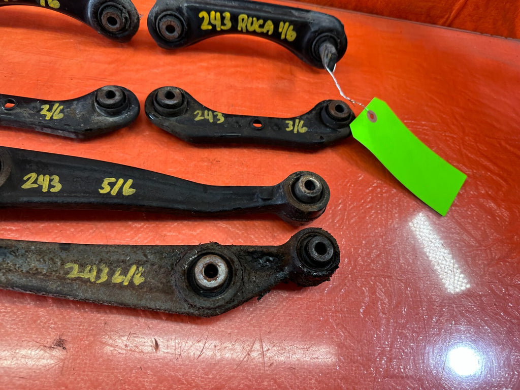 1989 89 HONDA CRX DX HF   REAR UPPER LOWER COMPENSATOR ARMS LEFT RIGHT OEM #24310