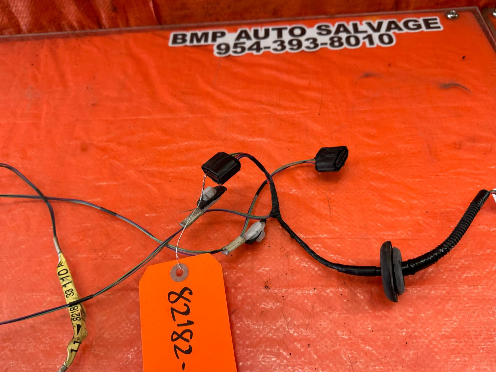 2009 09 LEXUS ES350   LUGGAGE ROOM WIRE HARNESS #2   82182 33110   OEM #2446