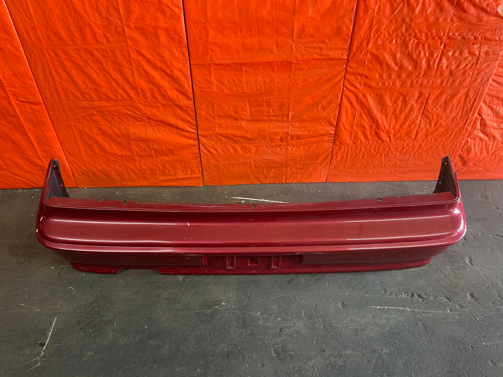 90 91 HONDA CRX   REAR   BUMPER COVER   PAINTED RED   GENUINE FACTORY OEM #619