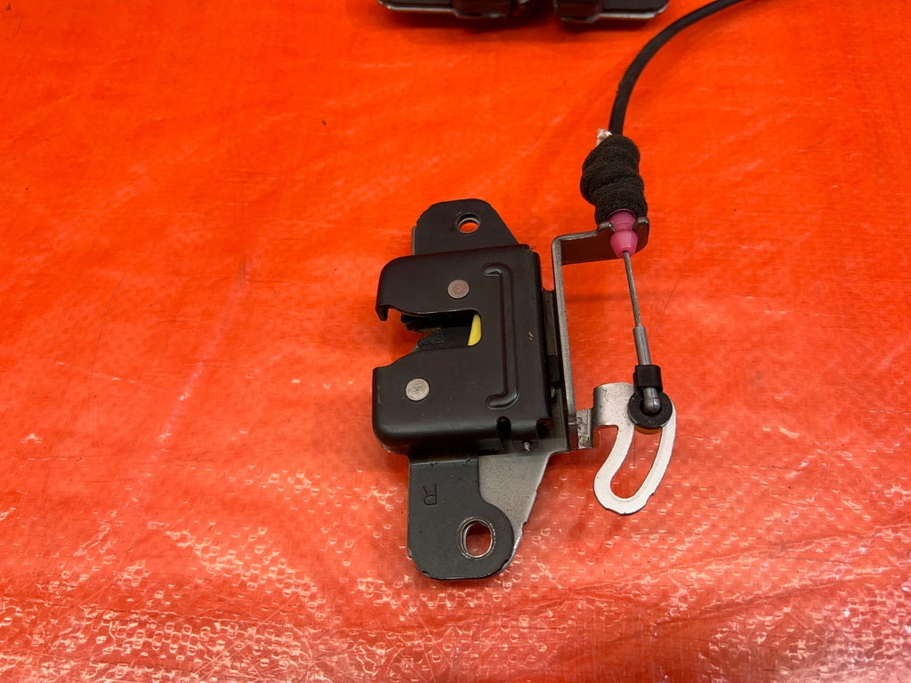 09 14 ACURA TSX LEFT & RIGHT REAR SEAT RECLINIG RELEASE CABLES W PULL HANDLE 16714