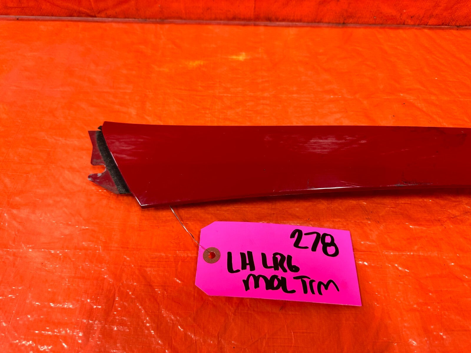 09 15 INFINITI G37 CONVERTIBLE   DRIVER LEFT EXTERIOR A PILLAR TRIM   OEM #2781