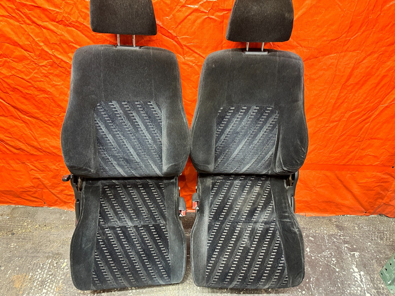 97 01 HONDA PRELUDE 2.2L HEATED FRONT SEATS DOOR PANELS WITH SWITCHES OEM #3355