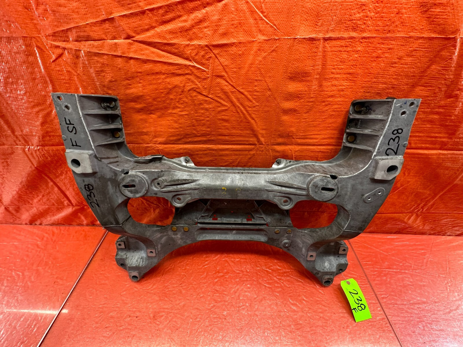 09 13 INFINITI G37   FRONT SUBFRAME CROSSMEMBER K FRAME ENGINE CRADLE   OEM #2389