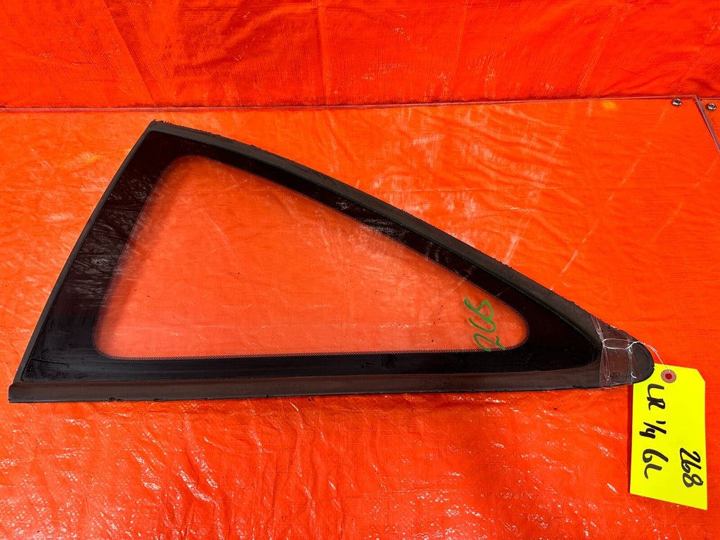 94 01 ACURA INTEGRA 2D MODEL   REAR QUARTER 1/4 GLASS   DRIVER LEFT OEM #2686