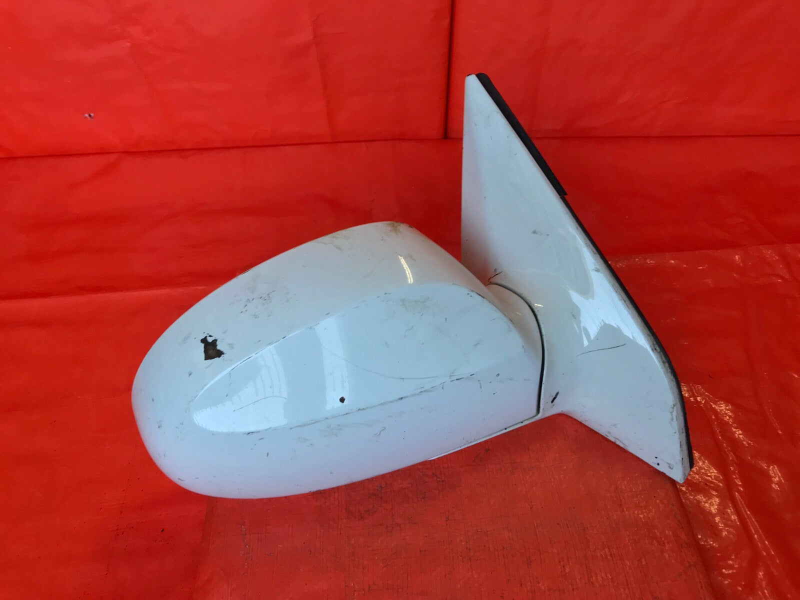OEM 2007 2008 2009 KIA SPECTRA PASSENGER RIGHT SIDE VIEW MIRROR   MANUAL   WHITE3