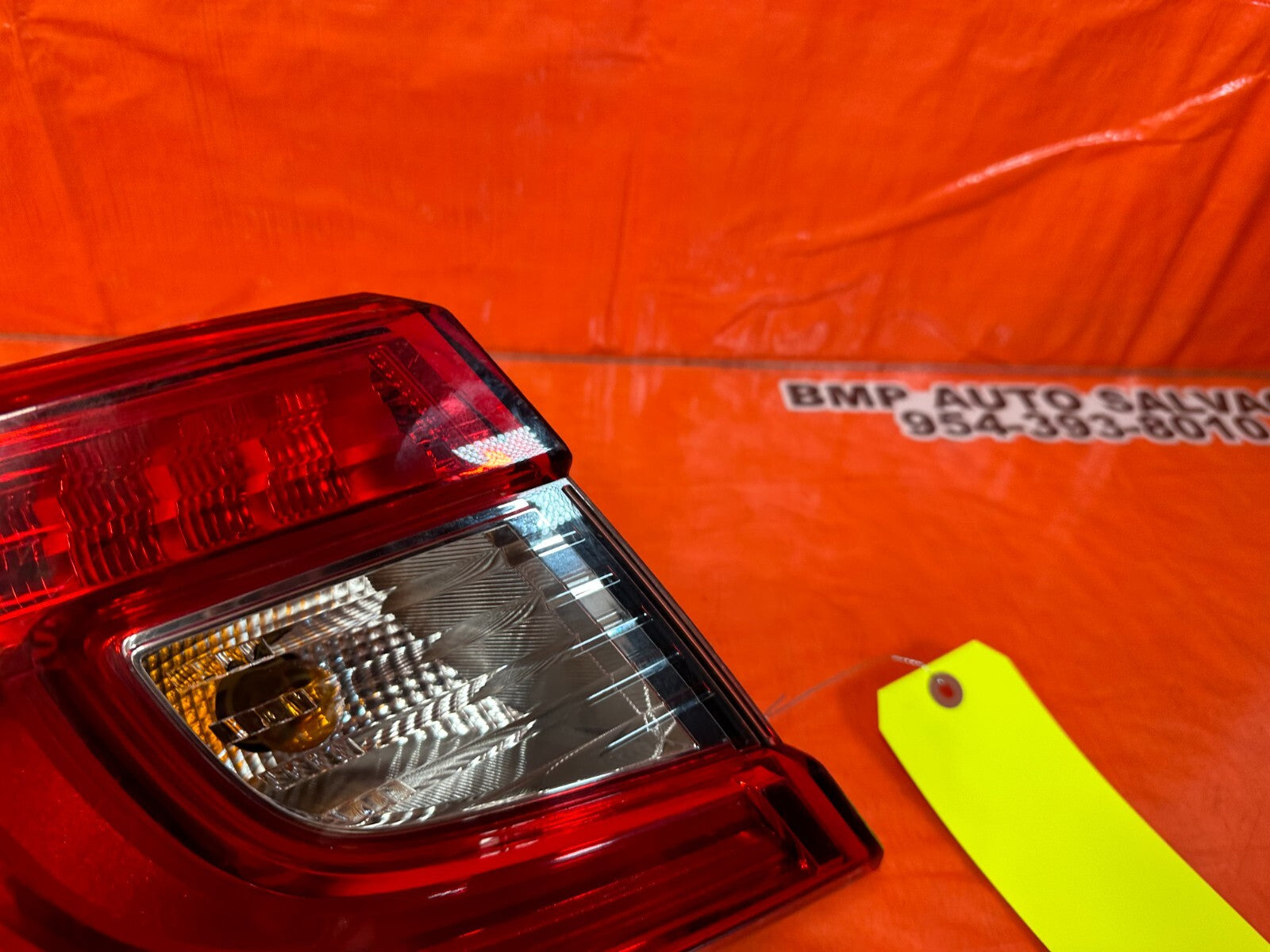 18 20 HONDA ACCORD SEDAN   DRIVER LEFT OUTER TAIL LIGHT TAIL LAMP   OEM FACTORY9