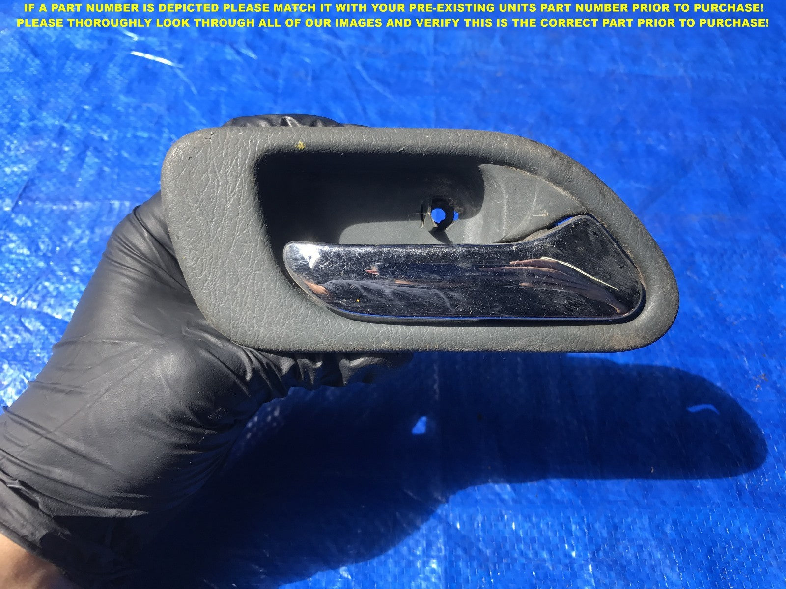OEM 1999 2000 2001 2002 ACURA TL PASSENGER RIGHT REAR INTERIOR DOOR HANDLE0
