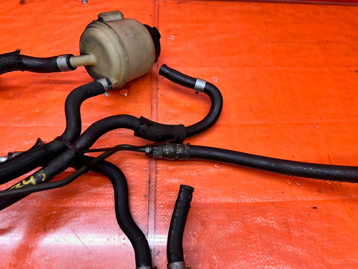 14-15 INFINITI Q50 3.7L AWD HIGH PRESSURE POWER STEERING RACK LINES W/ COOLER #311